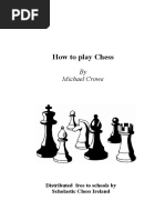 Chess Rules One Page Summary | PDF | Competitive Games | Traditional Games