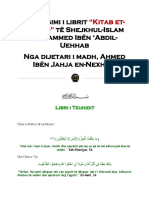 Shpjegimi I Kitab Et-Teuhid - Shejkh Ahmed En-Nexhmij PDF
