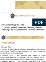 Sistemas para Internet: Prof. Bruno Queiroz Pinto