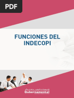 Funciones Del INDECOPI, 2015, IP 90p