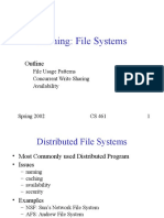 Caching: File Systems: Outline