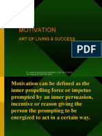 Motivation: Art of Living & Success