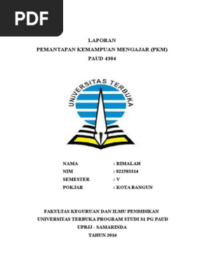 Jdul Dan Kata Pengantar Pkm