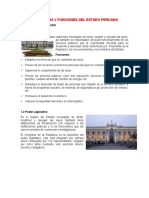 Estructura y Funciones Del Estado Peruano