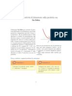 Attività Di Laboratorio Sulla Parabola