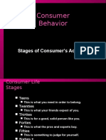 Consumer Behavior: Stages of Consumer's Adult Life