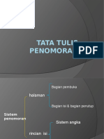 Tata Tulis Penomoran