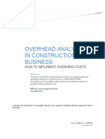 How To Calculate Overhead Costs in Construction Projects