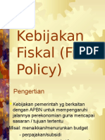 Kebijakan Fiskal