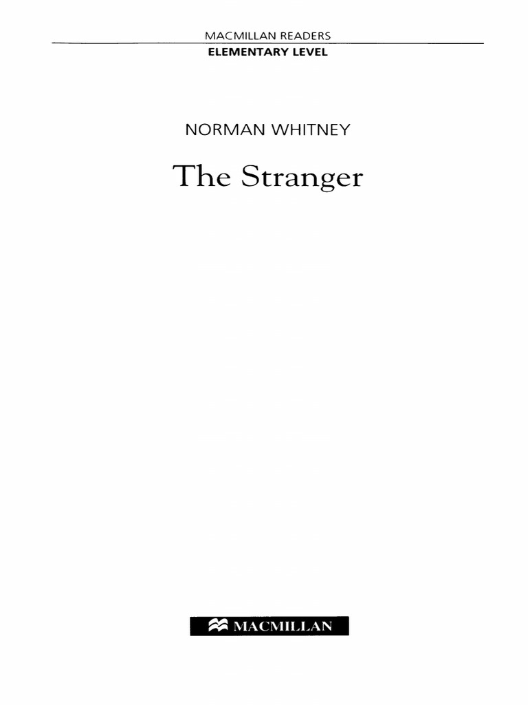 the stranger book report