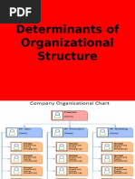 Download Determinants of Organizational Structure by Amit SN311103735 doc pdf