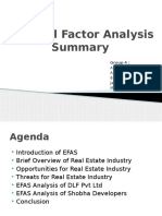 EFAS Analysis Real Estate Developers