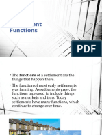 Settlement Functions