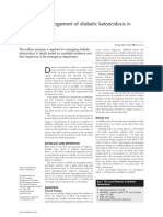 Emergency Management of Diabetic Ketoacidosis in Adults: Review