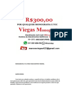 Monografia para Brasilia Por R$ 300,00