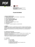 Plano de Ensino Design de Interface e IHC