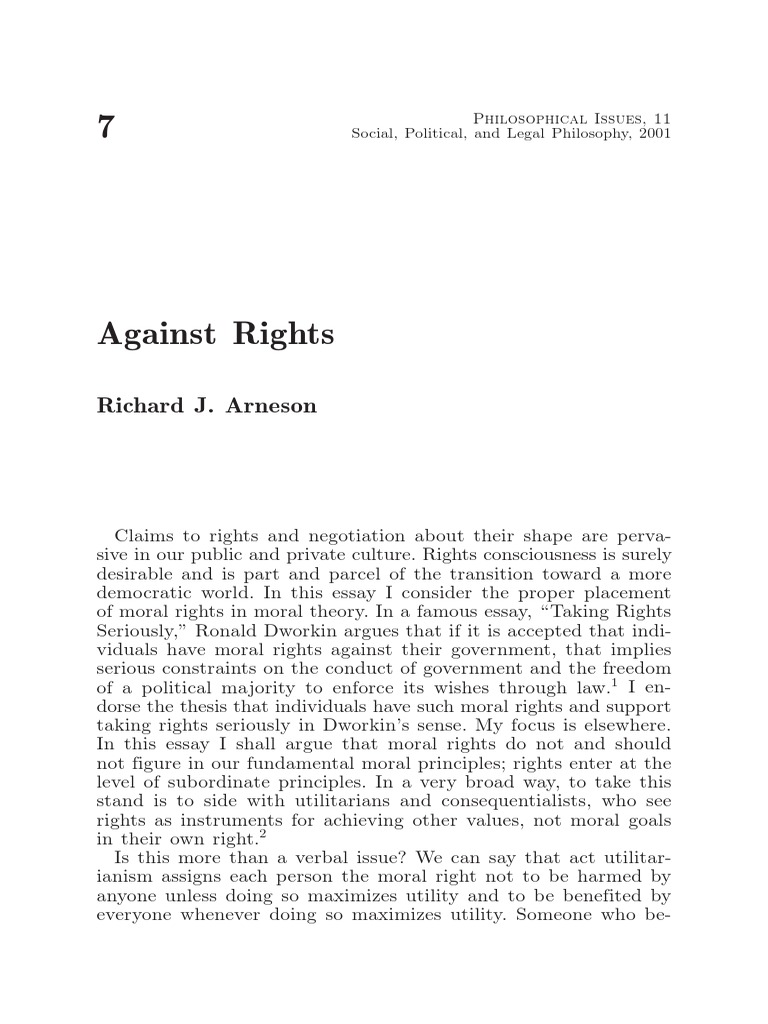 The Case for Positioning Moral Rights as Nonfundamental Principles An