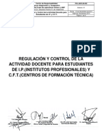 PR-LABCLIN-002 Regulacion y Control Actividad Docente Paramedicos Lab