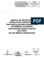 PR-MED-008 Manual Proteccion Radiologica Operacional