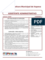 ITUPEVA - Assistente Administrativo - Prova.pdf