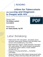 An Algorithm for TB Screening and Diagnosis in People With HIV