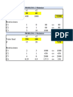 Solucion a examen con Excel