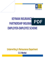 Keyman Insurance / Partnership Insurance / Employer - Employee Scheme