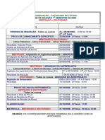 Calendário mestrado