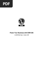 Power Your Business With ESRI GIS: An ESRI White Paper - October 1999