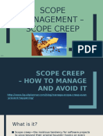 Managing Scope Creep in Projects