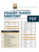 Poultry Processing Plant Locations and Capabilities Directory