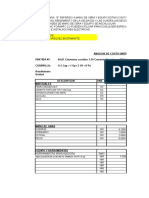 Formato de Analisis Costo Unitario