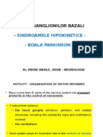 Bolile Ganglionilor Bazali - : Sindroamele Hipokinetice - Boala Parkinson