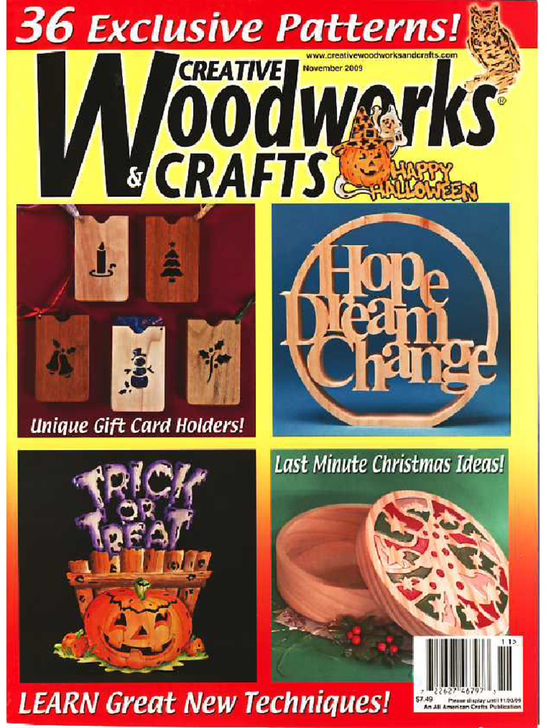 Creative Woodworks and Crafts - 2009 11 PDF | PDF