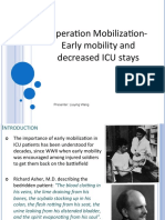 Ebp Powerpoint Early Mobilization