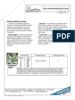 Tech Bulletin: Abrasive Selection Guide