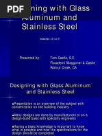 Glass Aluminum Stainless Steel 2011