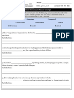 Academic Vocabulary Review (Part 3) : Date: April 29, 2016