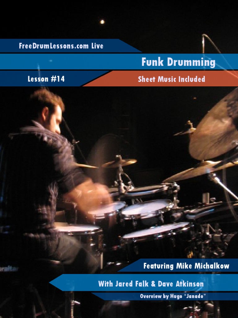 Live Lesson 14 Funk Drumming PDF | PDF | Drum Kit | Funk