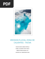 Erosion Fluvial en la bocatoma de calientes