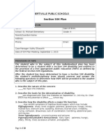 Section 504 Plan: Form 4 St. Michael-Albertiville Public Schools