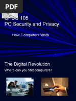 CPSC 105 PC Security and Privacy: How Computers Work