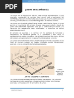 Tipos y Normas de Juntas en Construcción | PDF | Columna | Hormigón