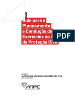 Guia para planeamento e condução de exercícios de proteção civil