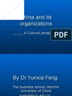 China and Its Organizations, A Cultural Perspective