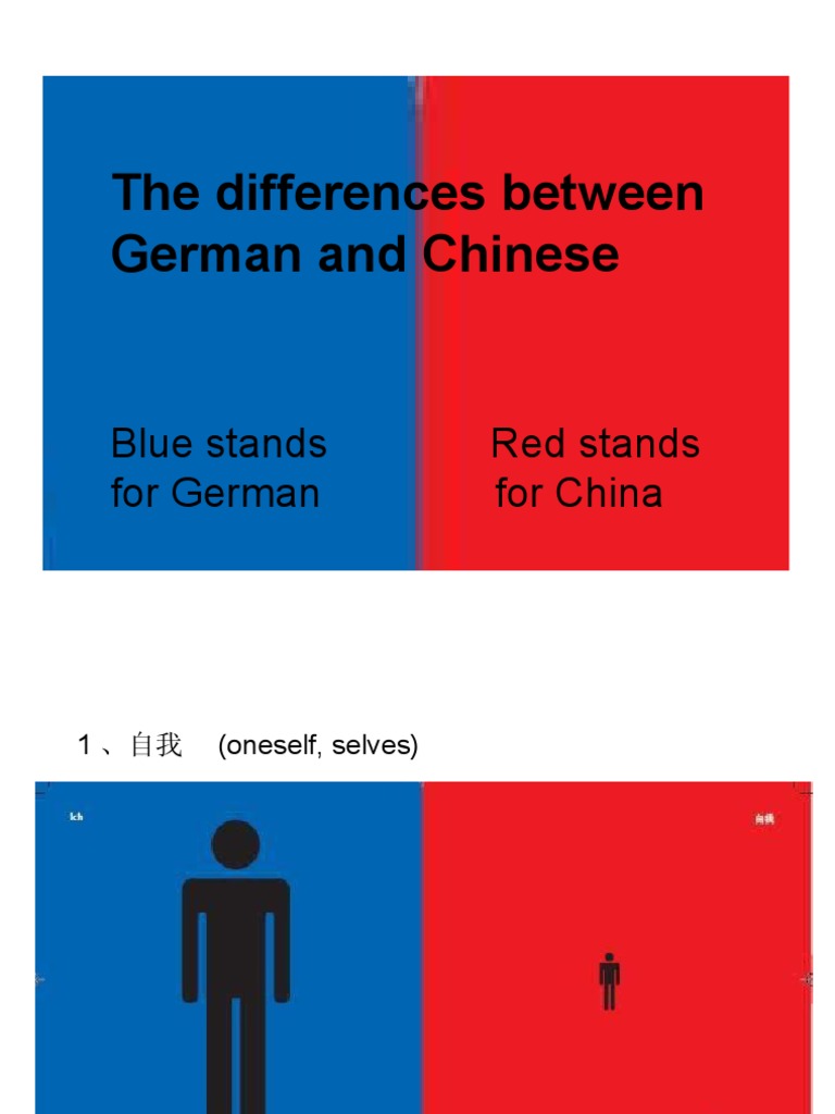 Differences Between German and Chinese