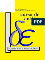 Curso de Analise Real (Cassio Neri) - 2008