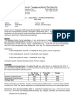 cc assessment report portfolio