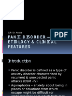 Panic Disorder - Etiology & Clinical Features