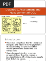 Diagnosis, Assessment and Management of OCD